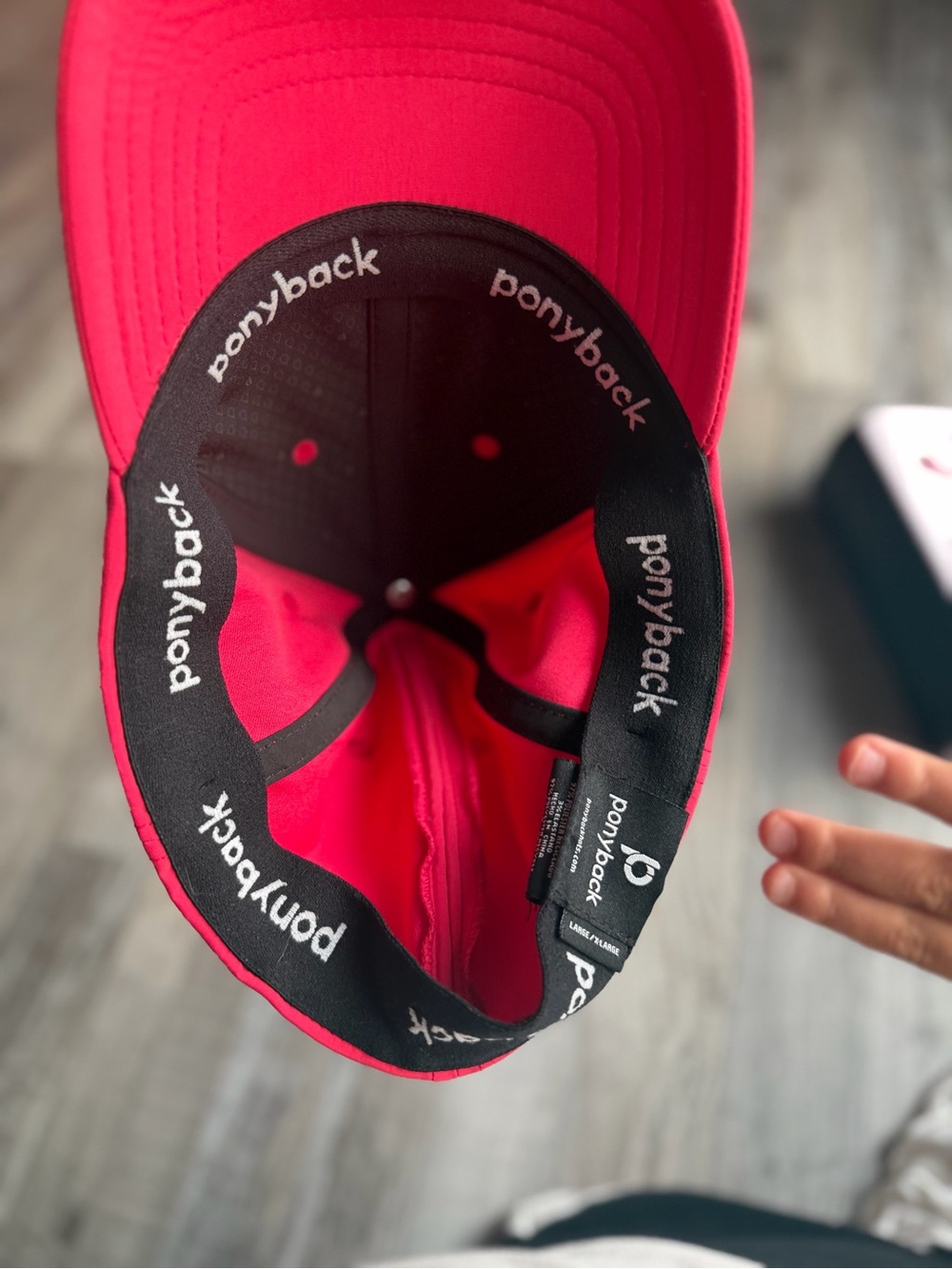 Ponyback Hat Adventure Fit Raspberry - Picture 2 of 4